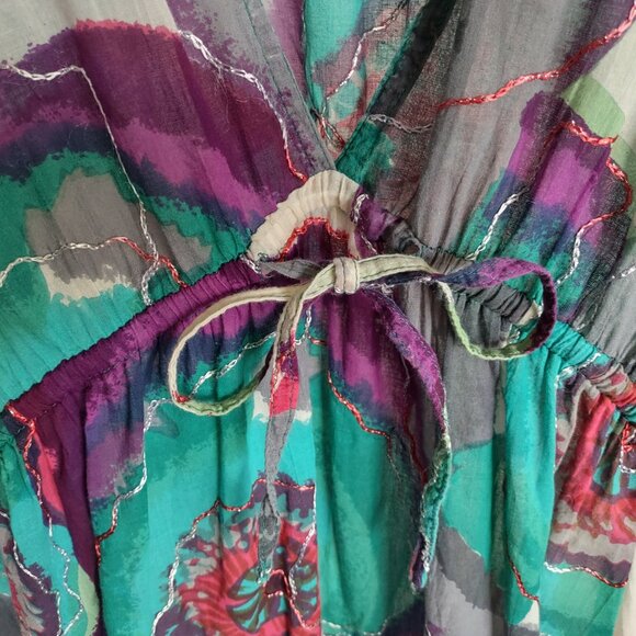 Bhag's Boho multicolor cotton tunic - Picture 4 of 6